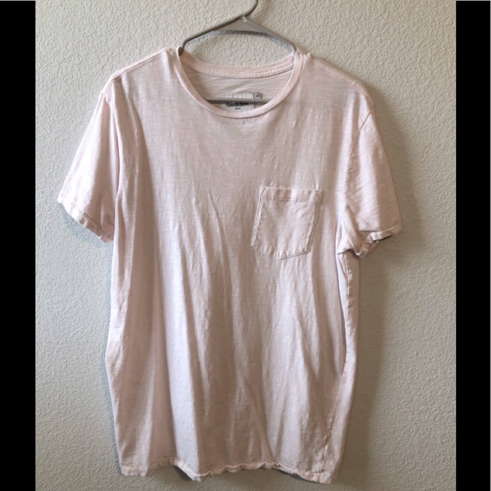 Very Light Pink Pocket Tee